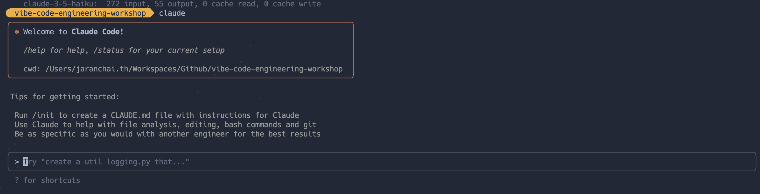 Vibe Code Engineering Workshop