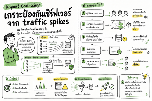 Request Coalescing: เกราะป้องกันเซิร์ฟเวอร์จาก traffic spikes